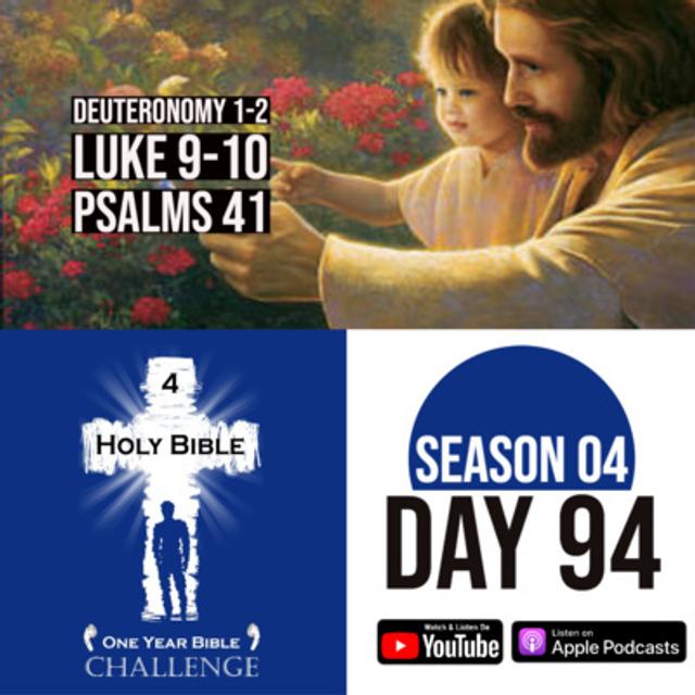 Day 94: Moses recounts his journey with God and the Israelites | Jesus discusses Judgment Day - podcast episode cover