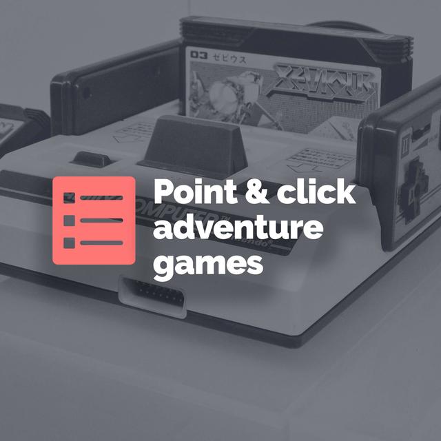 Top 5 point-and-click adventure games - podcast episode cover