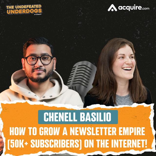 Chenell Basilio - How to grow a newsletter empire(50K+ subscribers) on the Internet! - podcast episode cover