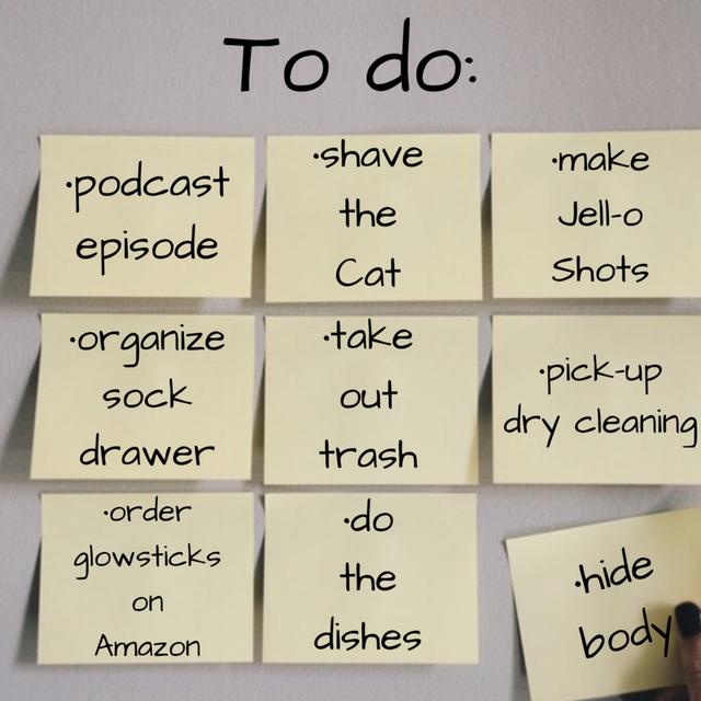 "To-do" lists - Episode: 037 - podcast episode cover