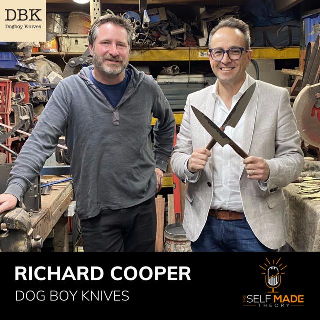 Richard Cooper from "Dog Boy Knives" - podcast episode cover