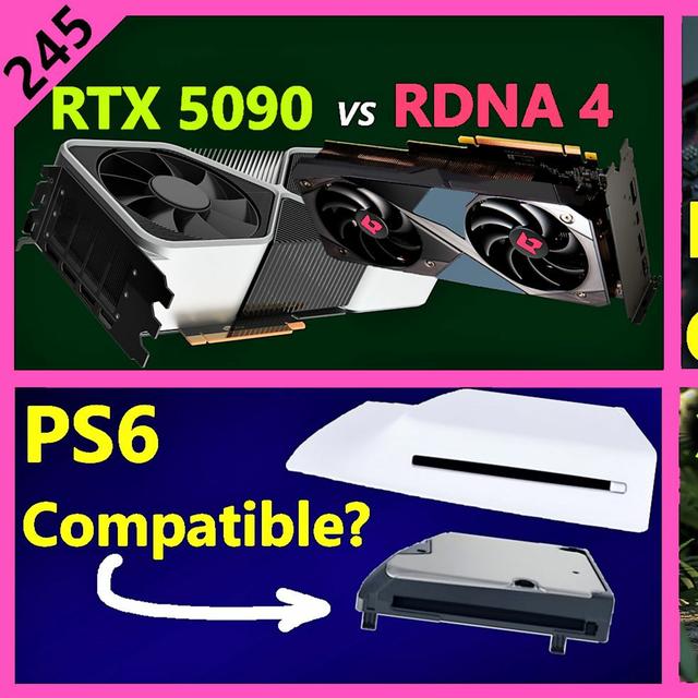 243. RTX 5090 vs RDNA 4, PS5 Pro Custom DLSS, Diskless PS6, XBOX Next Gen | NXGamer - podcast episode cover