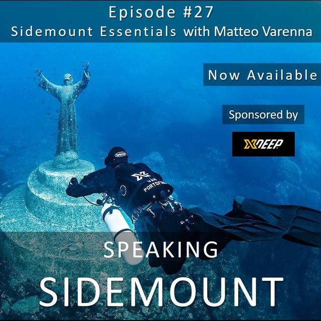 E027 - Sidemount Essentials with Matteo Varenna - podcast episode cover