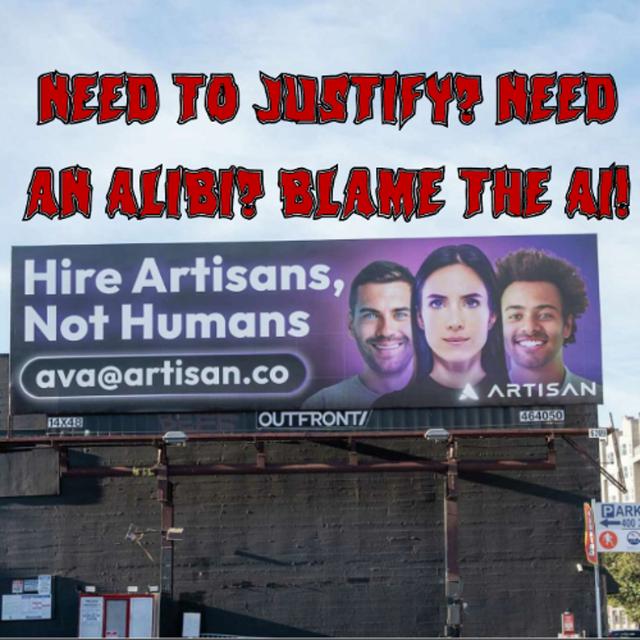 396. Need to Justify? Need an Alibi? Blame the AI! - podcast episode cover