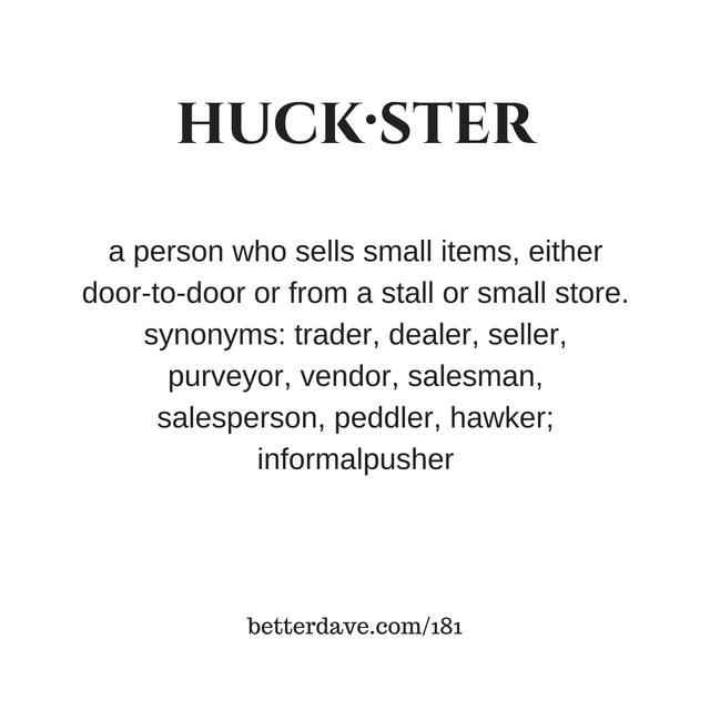 Huckster? - podcast episode cover