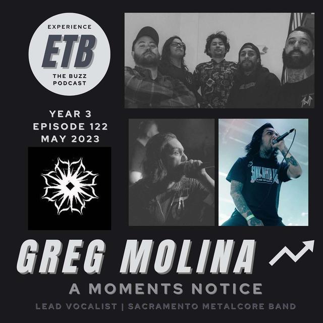 GREG MOLINA | Lead Vocalist "A Moments Notice" - podcast episode cover