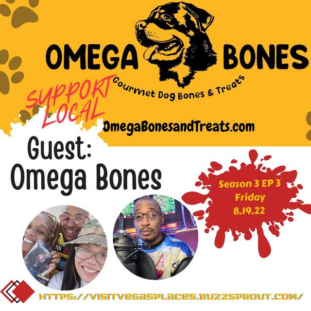 Las Vegas treat their dogs to gourmet dog bones and treats made by Omega Bones owner Kristalle Loyola - podcast episode cover