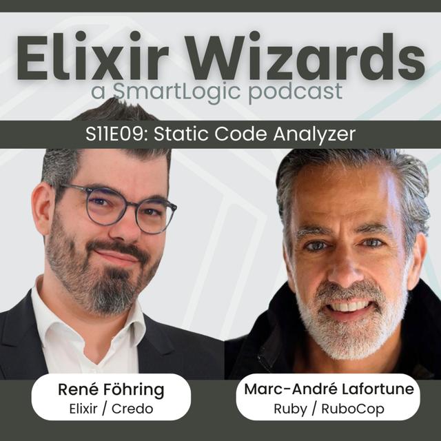 Static Code Analysis in Elixir vs. Ruby with René Föhring & Marc-André Lafortune - podcast episode cover