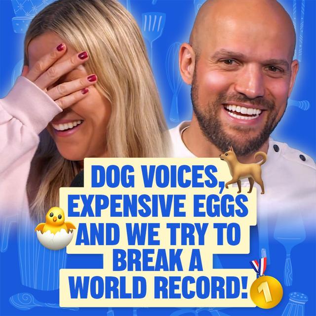 Dog voices, expensive eggs and we try to break a world record! - podcast episode cover