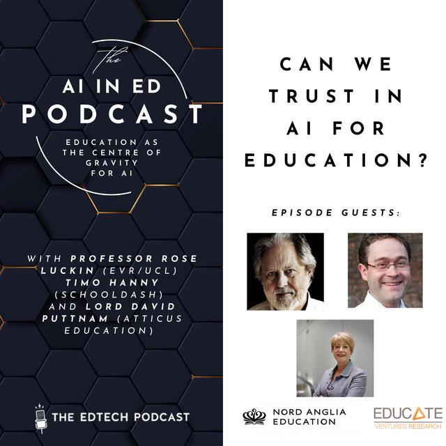 #279 - Can We Trust in AI for Education? (AI in Ed Miniseries) - podcast episode cover
