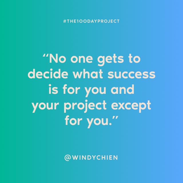 #The100DayProject with Windy Chien - podcast episode cover