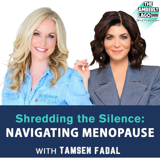 Shredding the Silence: Navigating Menopause with Tamsen Fadal - podcast episode cover