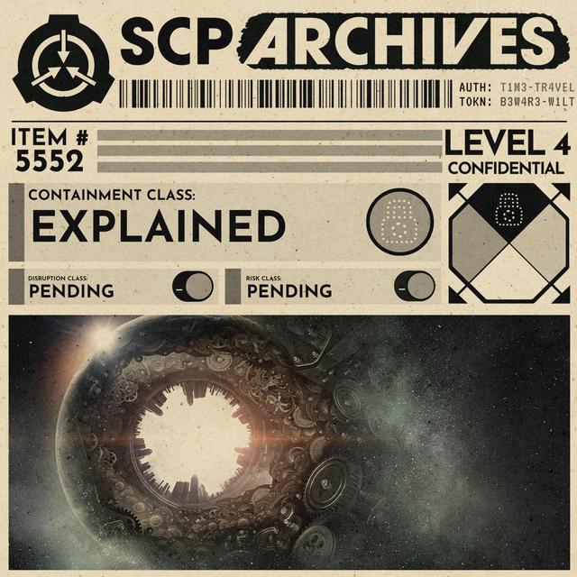 SCP-5552: "Our Stolen Theory" - podcast episode cover