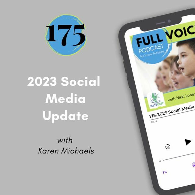 FVPC #175 2023 Social Media Update with Karen Michaels - podcast episode cover