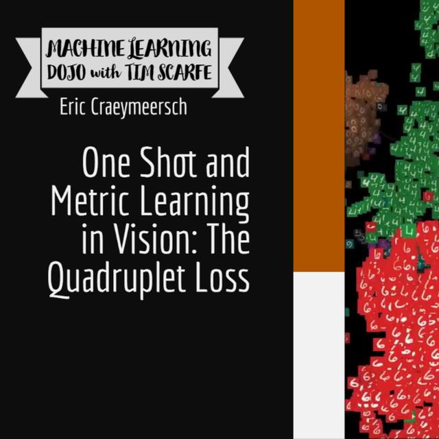 One Shot and Metric Learning - Quadruplet Loss (Machine Learning Dojo) - podcast episode cover