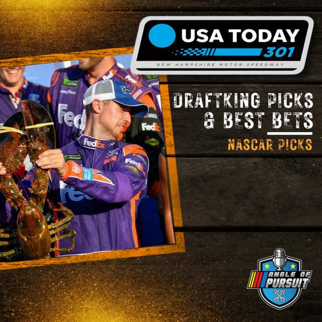 NASCAR DFS:USA Today 301 at New Hampshire | NASCAR DraftKings Picks - podcast episode cover