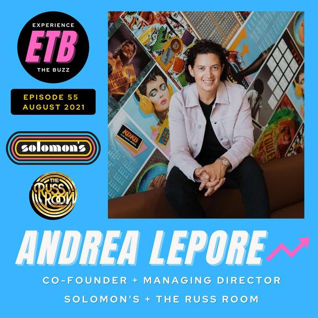 NO. 55 -- ANDREA LEPORE | Solomon's + The Russ Room - podcast episode cover
