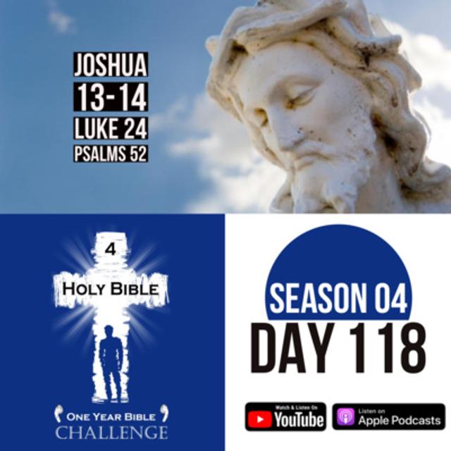Day 118: Joshua divides the conquered cities among the Israelites | Jesus ascends into Heaven - podcast episode cover