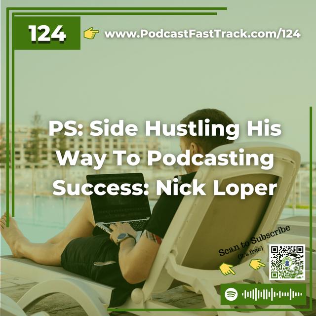 124: PS: Side Hustling His Way To Podcasting Success: Nick Loper - podcast episode cover