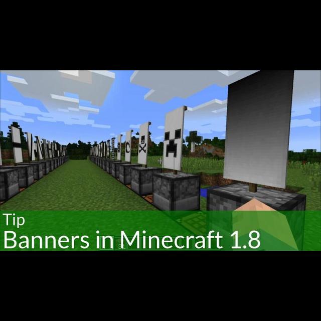 OMGcraft Tip: How to Make Banners in Minecraft 1.8 - podcast episode cover