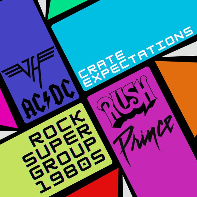 Ep35: Rock Supergroup - The Eighties (Prince, AC/DC, Van Halen, Rush) - podcast episode cover