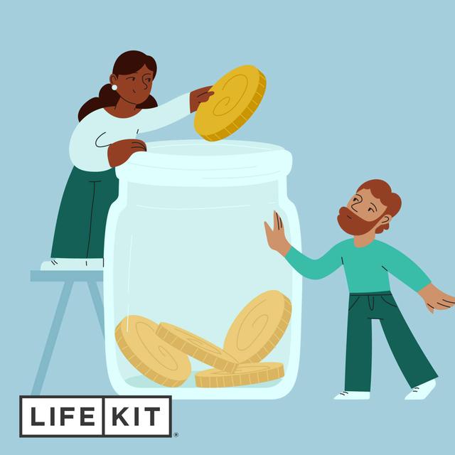 How to get on the same page about money with your partner - podcast episode cover