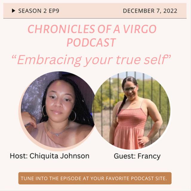 Embracing your true self Ft Francy - podcast episode cover