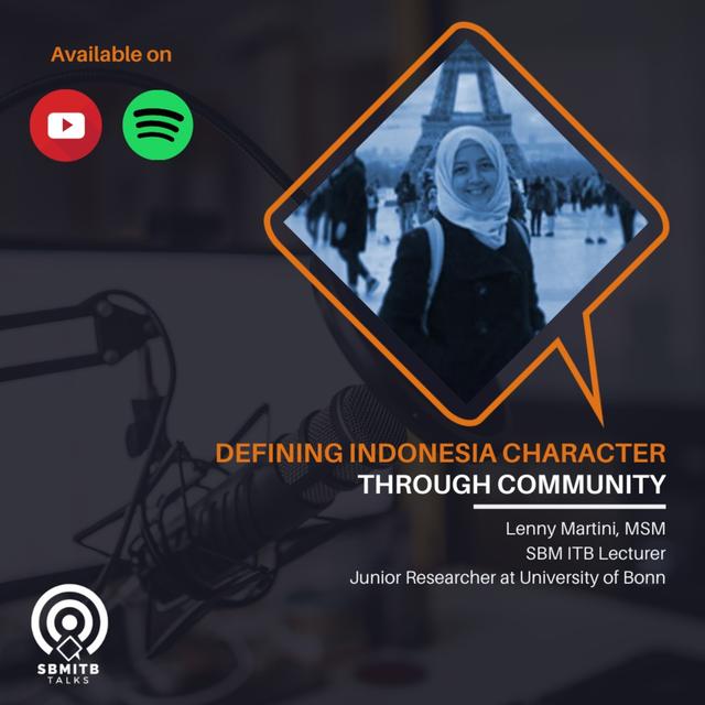 SBM ITB TALKS EPISODE 17: DEFINING INDONESIA CHARACTER THROUGH COMMUNITY - podcast episode cover