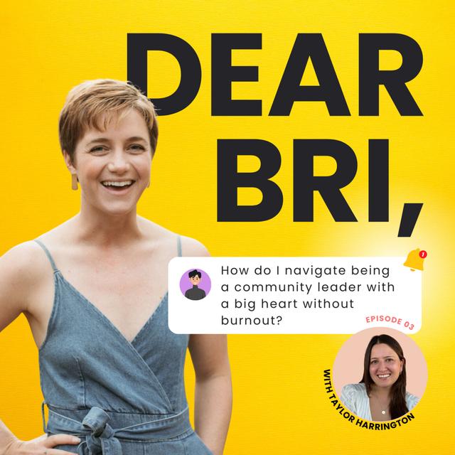 How do I set boundaries & avoid burnout as a community manager? With Taylor Harrington, Head of Community at Groove - podcast episode cover