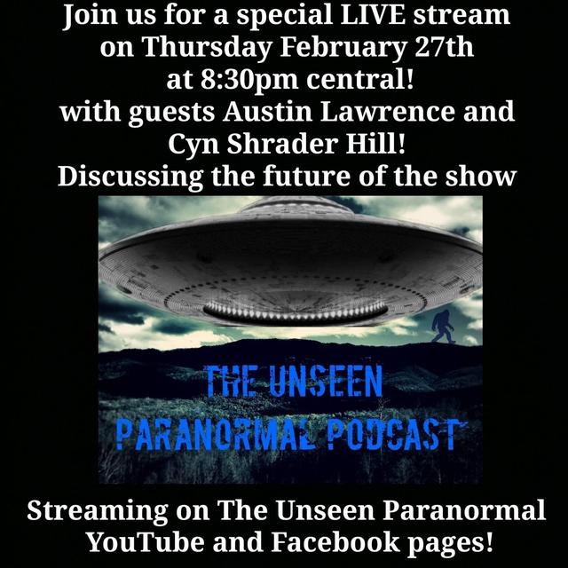 Recorded LIVE with Special Guests Austin Lawrence and Cyn Shrader Hill - podcast episode cover