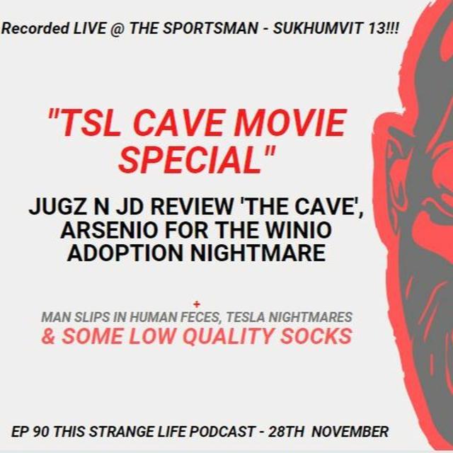 ARSENIO FOR THE WINIO, ADOPTION NIGHTMARE, MAN SLIPS IN HUMAN FECES & TSL REVIEW THE CAVE! - podcast episode cover
