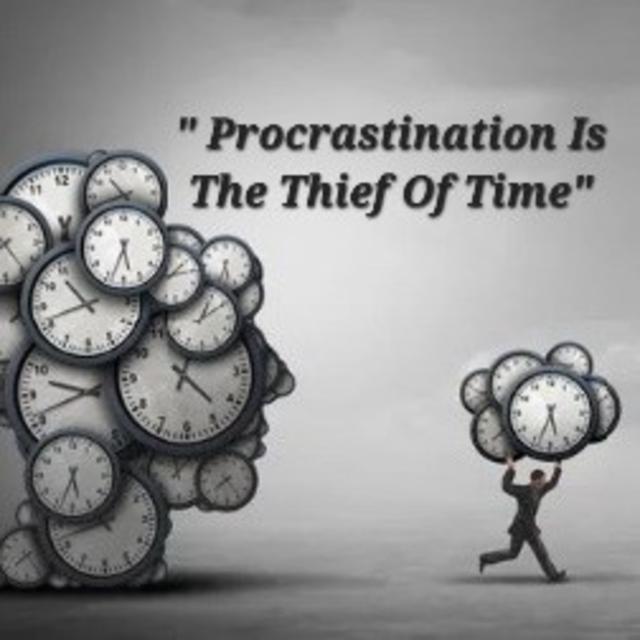 S2/Ep.38 ”Procrastination Is The Thief Of Time” - podcast episode cover