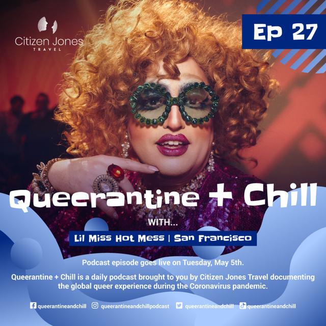 Activist/author/drag queen Lil Miss Hot Mess in San Francisco - podcast episode cover