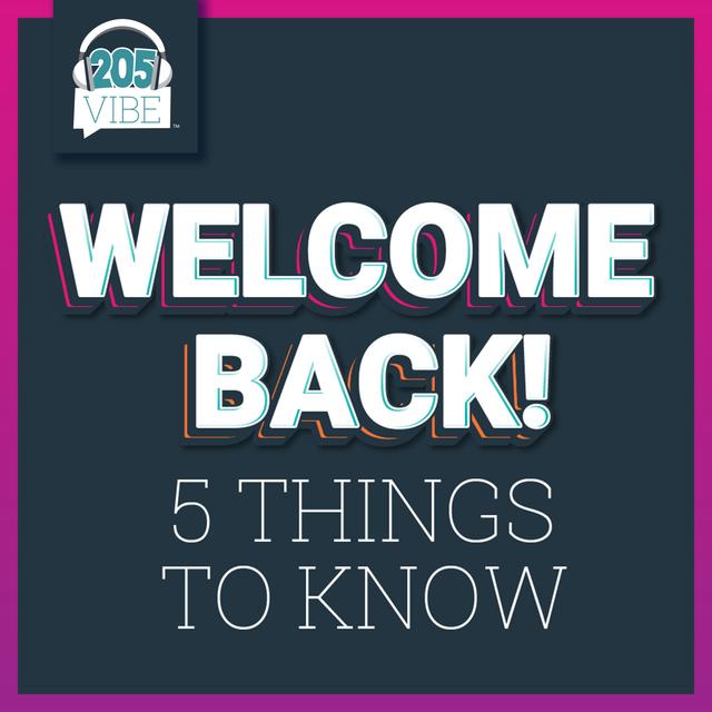 Welcome Back! 5 Things to Know - podcast episode cover