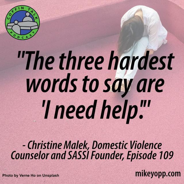 #109 - A Homicide Survivor - Christine Malek - "This Is My Path" - podcast episode cover