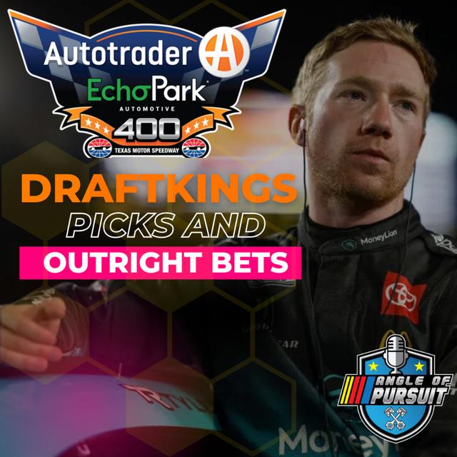 NASCAR DFS: Autotrader EchoPark Automotive 400 DraftKings Picks - podcast episode cover