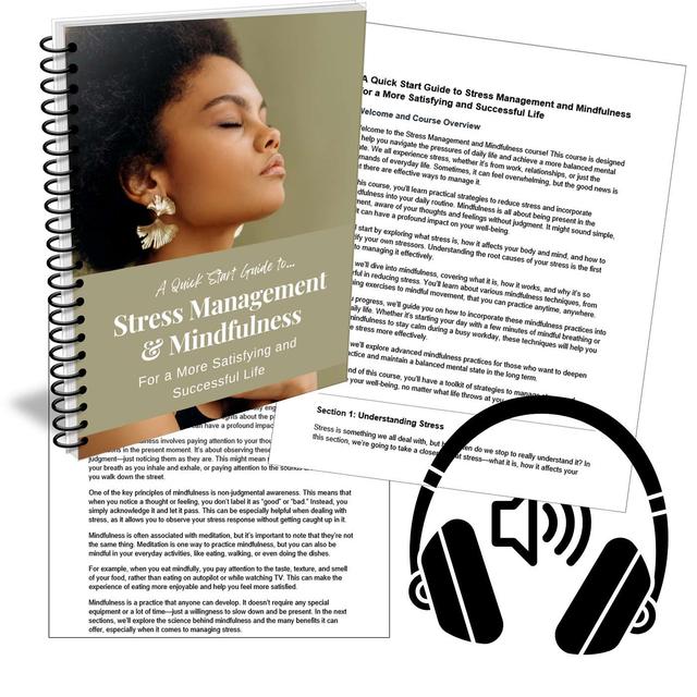 Mindfulness And Stress Reduction: Stress Management Course - podcast episode cover