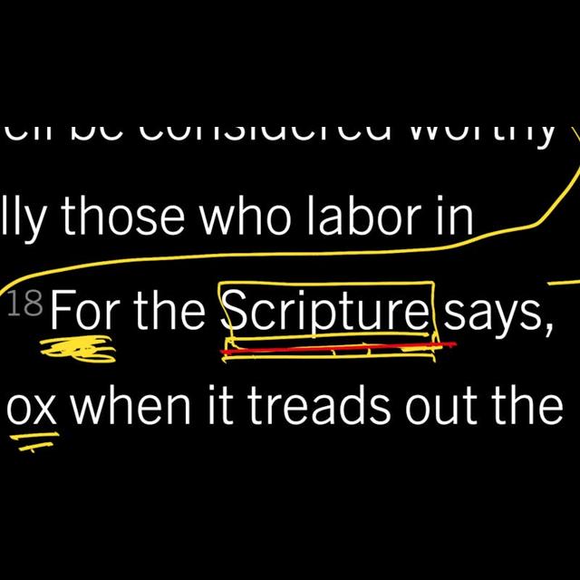 Don’t Muzzle Your Grain-Treading Ox-Pastor: 1 Timothy 5:17–18, Part 2 - podcast episode cover