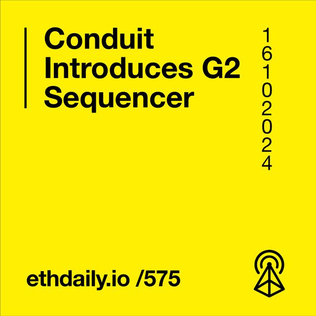 Conduit Introduces G2 Sequencer - podcast episode cover