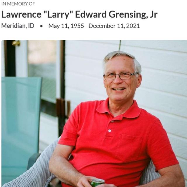 Larry Grensing Jr. 1955-2021 - podcast episode cover