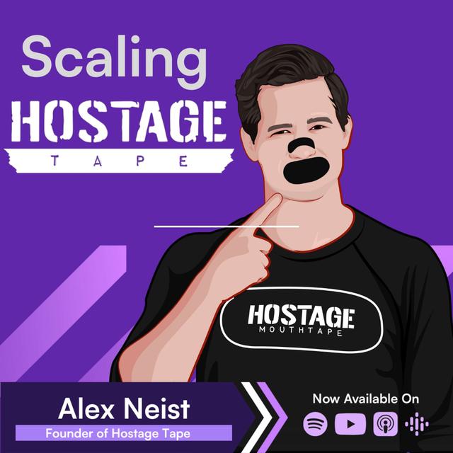 $40M Revenue in Year 3: How Meta Ads, Strategic Branding, and Influencers Drive Hostage Tape's Success → Alex Neist - podcast episode cover