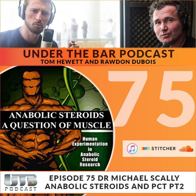 Dr Michael Scally - Anabolic Steroids & PCT Part 2 Ep. 75 of Under The Bar Podcast - podcast episode cover