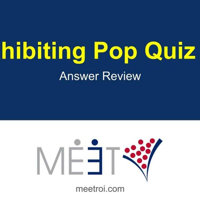 Exhibiting Pop Quiz #7 - podcast episode cover