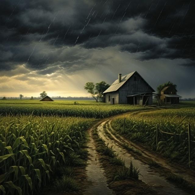 Evening Thunderstorm on the Farm | Rain, Thunder, Wind & Chimes - podcast episode cover
