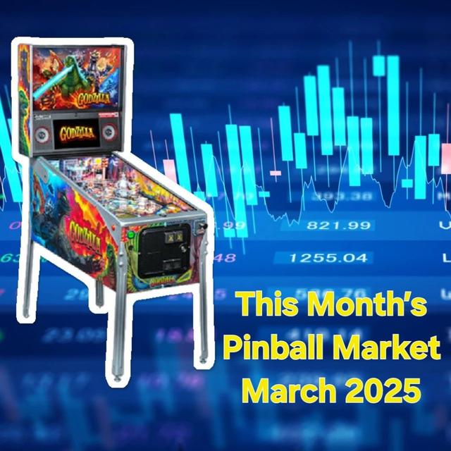 This Month's Pinball Market March 2025 - podcast episode cover