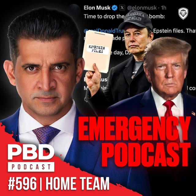 Elon Musk Alleges Trump-Epstein Link In SHOCKING Tweet | EMERGENCY PODCAST | PBD Podcast | Ep. 596 - podcast episode cover