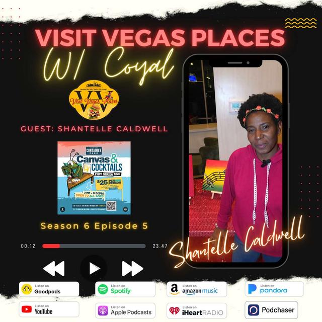 Vegas Views & Canvas Dreams: Art Scene Update & Paint & Sip with Chantel Caldwell - podcast episode cover