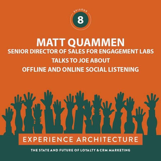 Experience Architecture - Ep. 8 - Social Listening - podcast episode cover