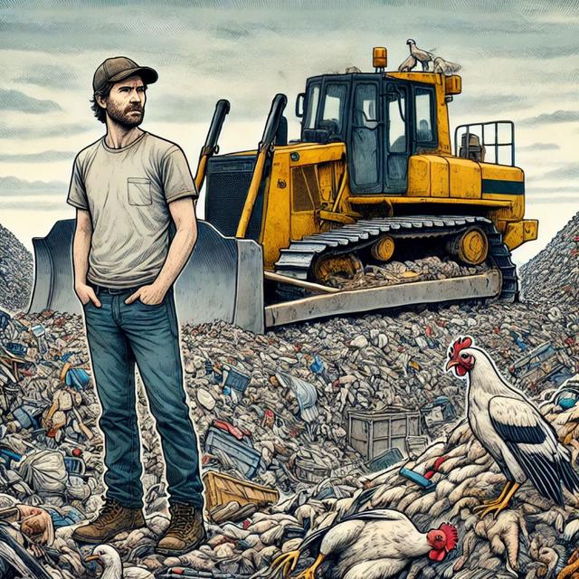 725. Landfilling Ground Up HPAI Infected Chickens Without PPE - podcast episode cover