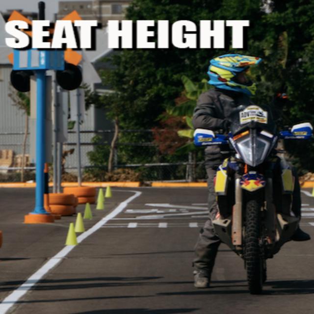 Seat Height and how to ride tall bikes off-road - podcast episode cover